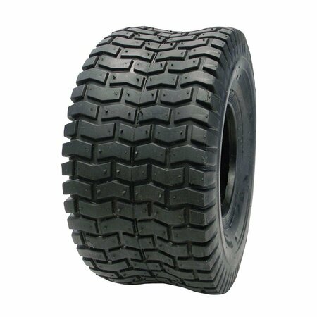 GLASGOW MFG Laser Lawn Tractor Tire, 15/6 x 6 in Tire, Turf Tread 92375